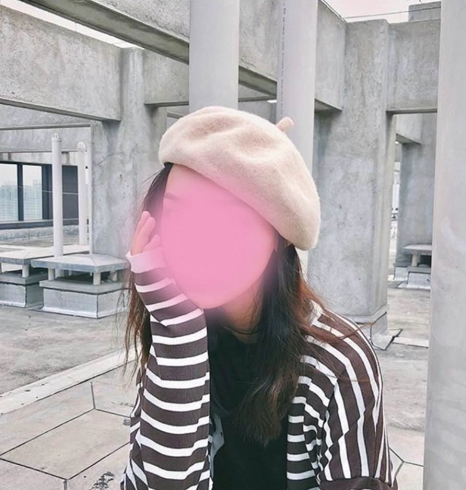 Beige wool beret - photo 3