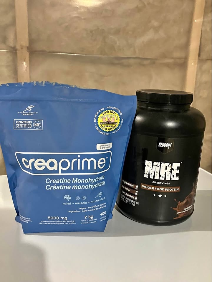 1.7lbs Creatine & 5.4lbs Protein Powder