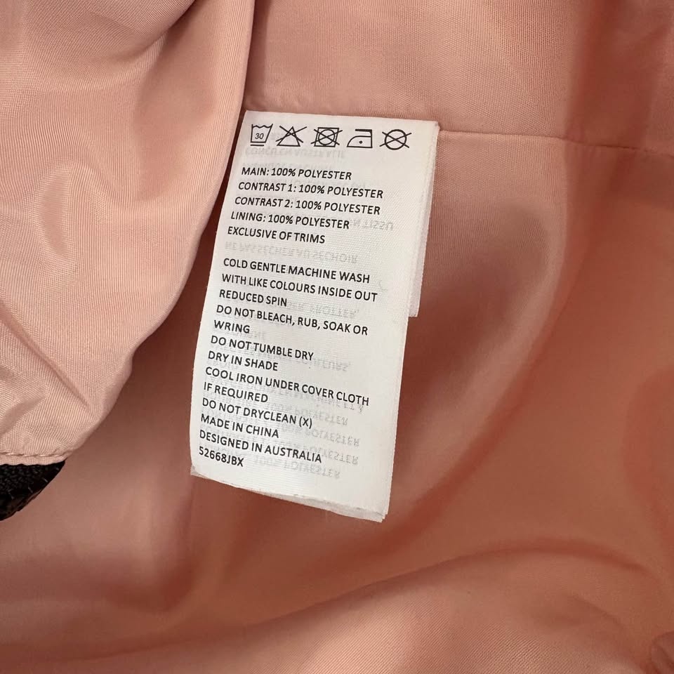 Bardot Windbreaker Jacket Pink Size Medium - photo 4
