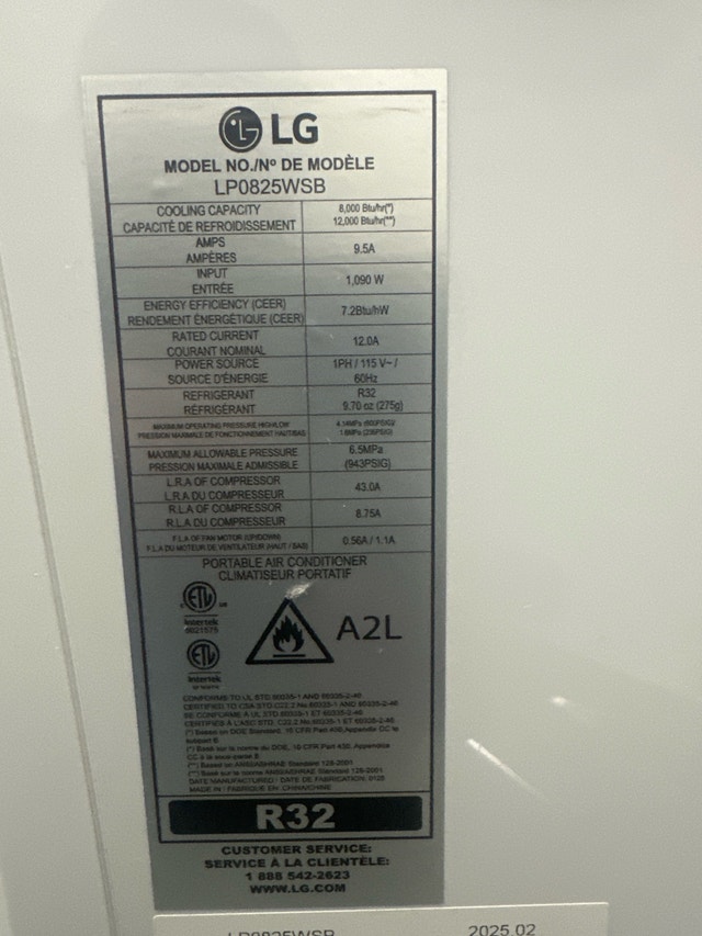 LG Air Conditioner - photo 3