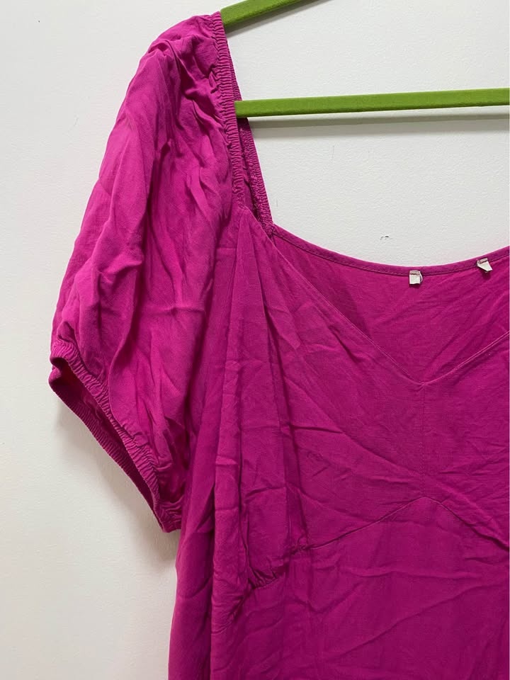 Pink maxi dress plus size - photo 2