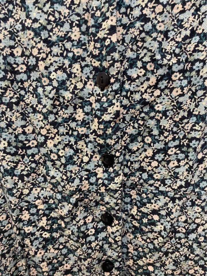 Blue floral dress plus size - photo 2