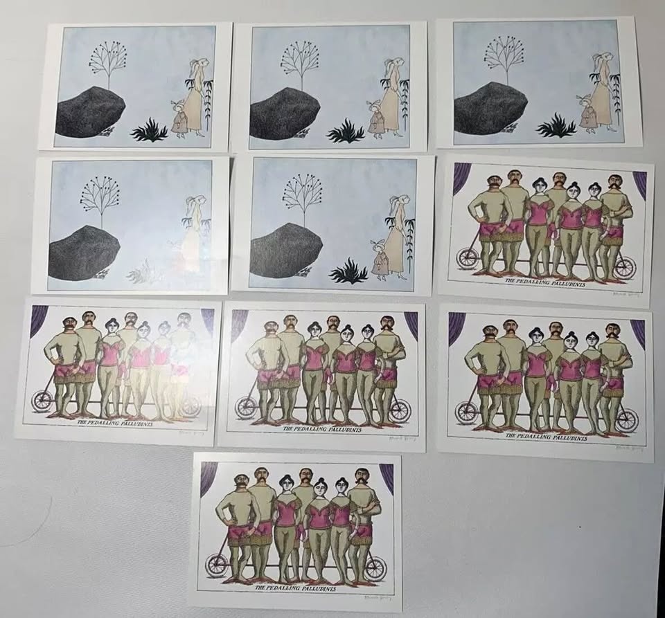 Lot of 10 Edward Gorey Postcards