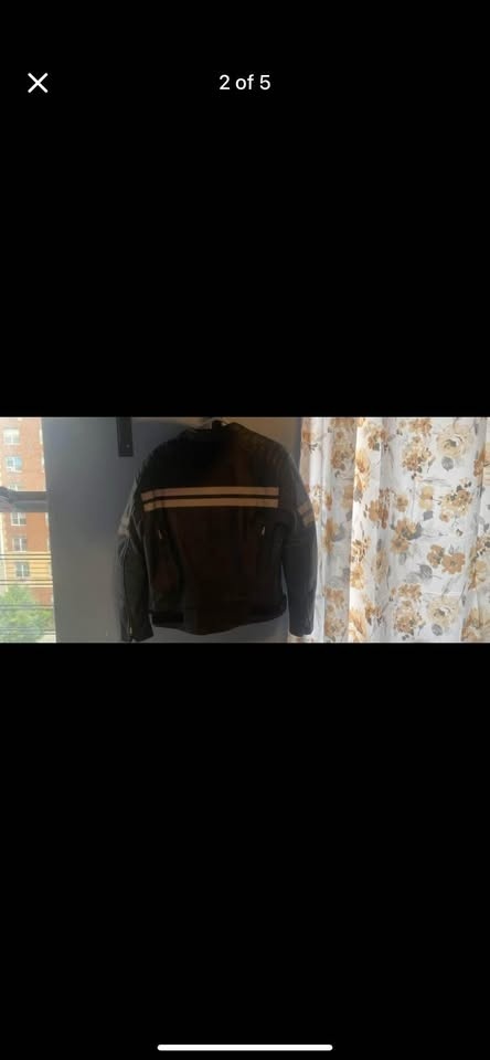 Motorcycle Leather Jacket - photo 2