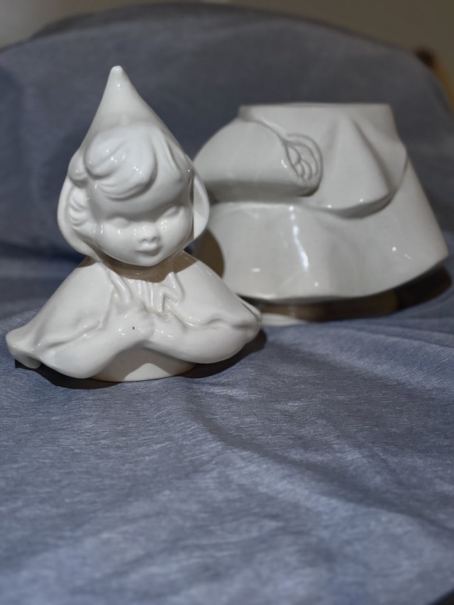 *RARE*ANTIQUE* Little Red Riding Hood cookie jar