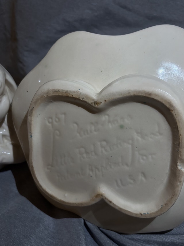 *RARE*ANTIQUE* Little Red Riding Hood cookie jar - photo 3