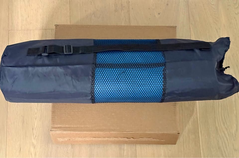 Thick Yoga / Exercise Mat with Carrying Bag - Blue