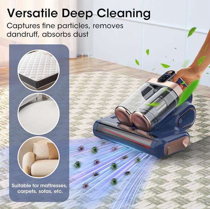 Bed Mattress Vacuum Cleaner Cordless 16Kpa Handheld Vacuum - photo 3