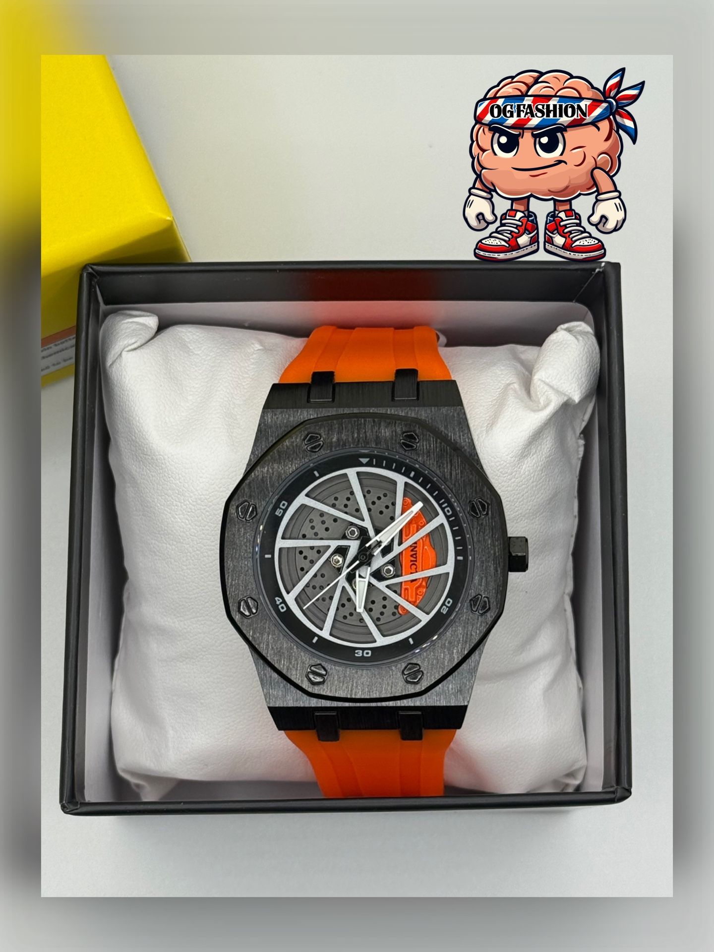 Watch Invicta Sport Orange Strap Skeleton Dial - photo 5