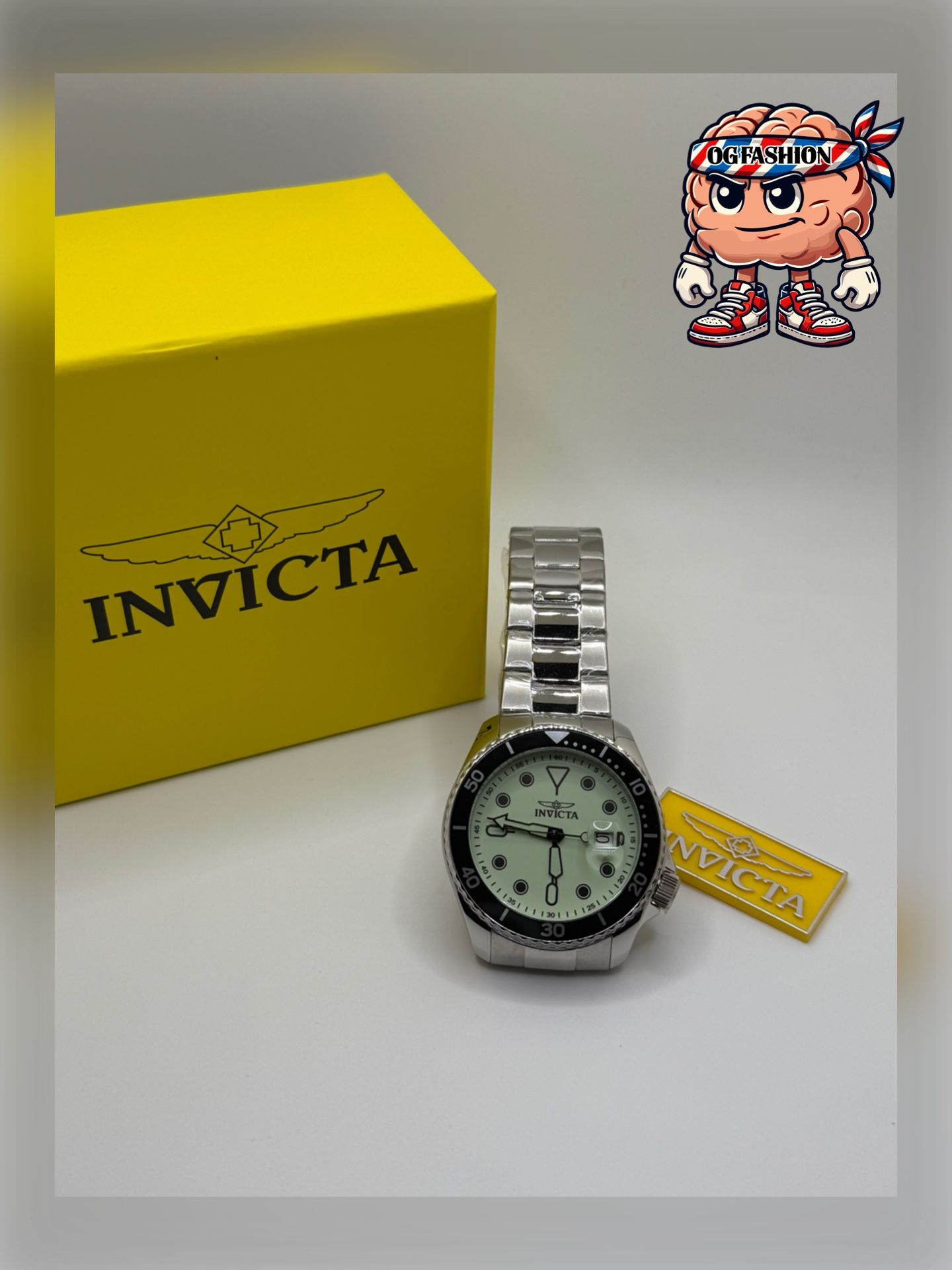 Invicta Men’s Stainless Steel Luminous Dial