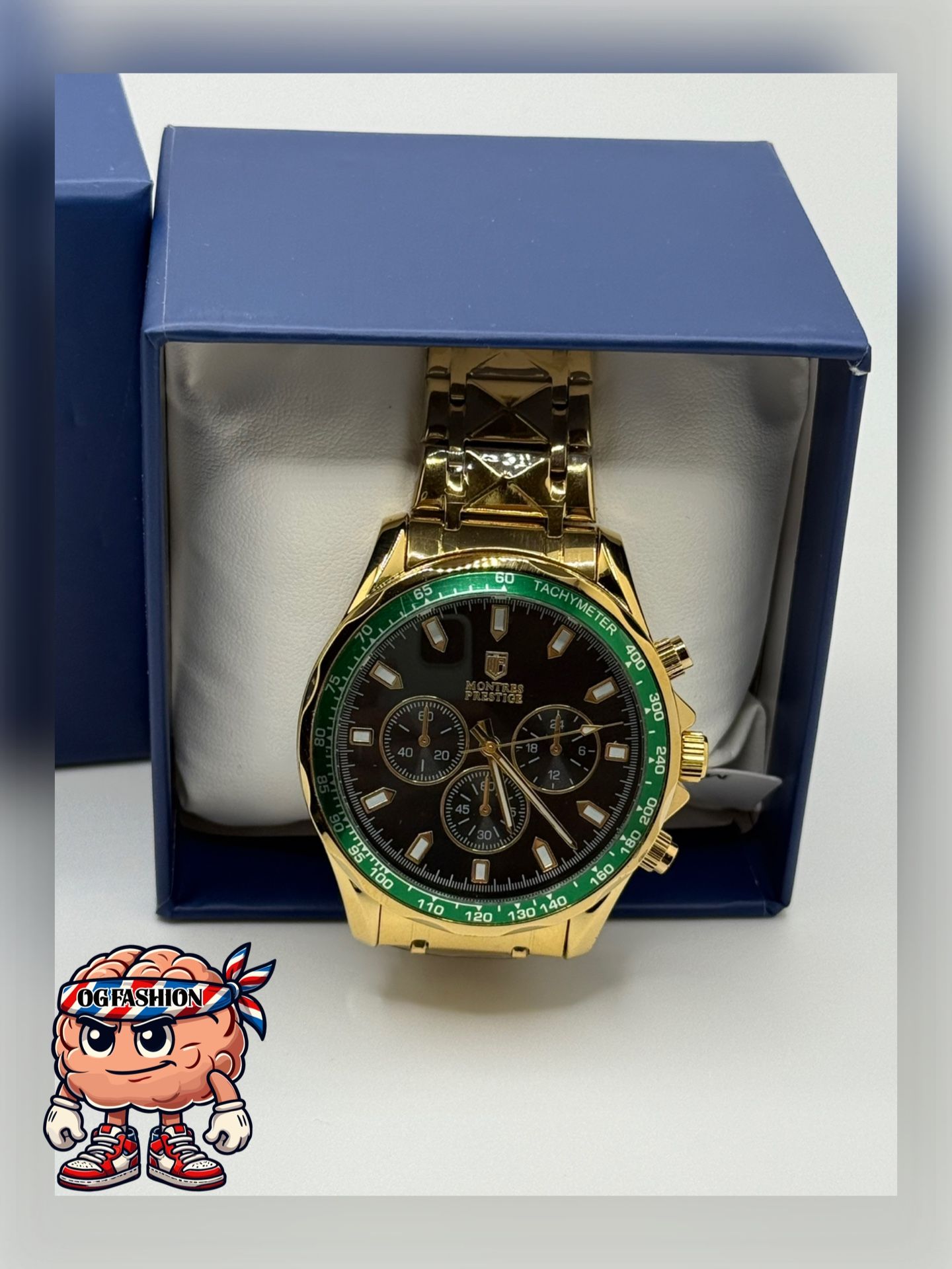 Watch Gold Luxury Men’s Chronograph Stainless Steel – Daytona St - photo 3