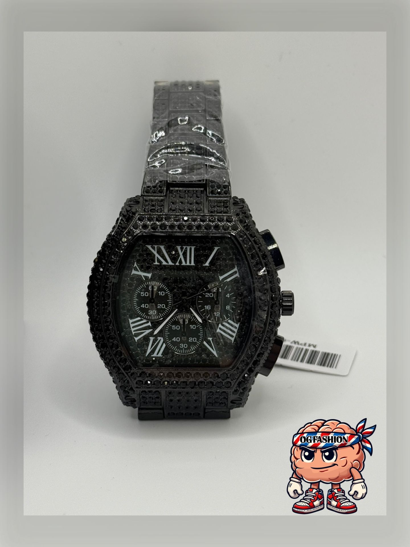 Iced-Out Black Watch – New in Box - photo 2