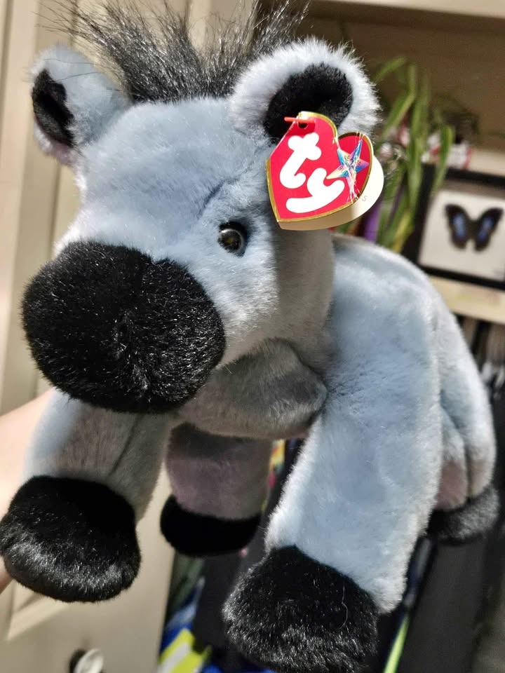 Lefty Donkey TY Beanie Baby 13" Collectors