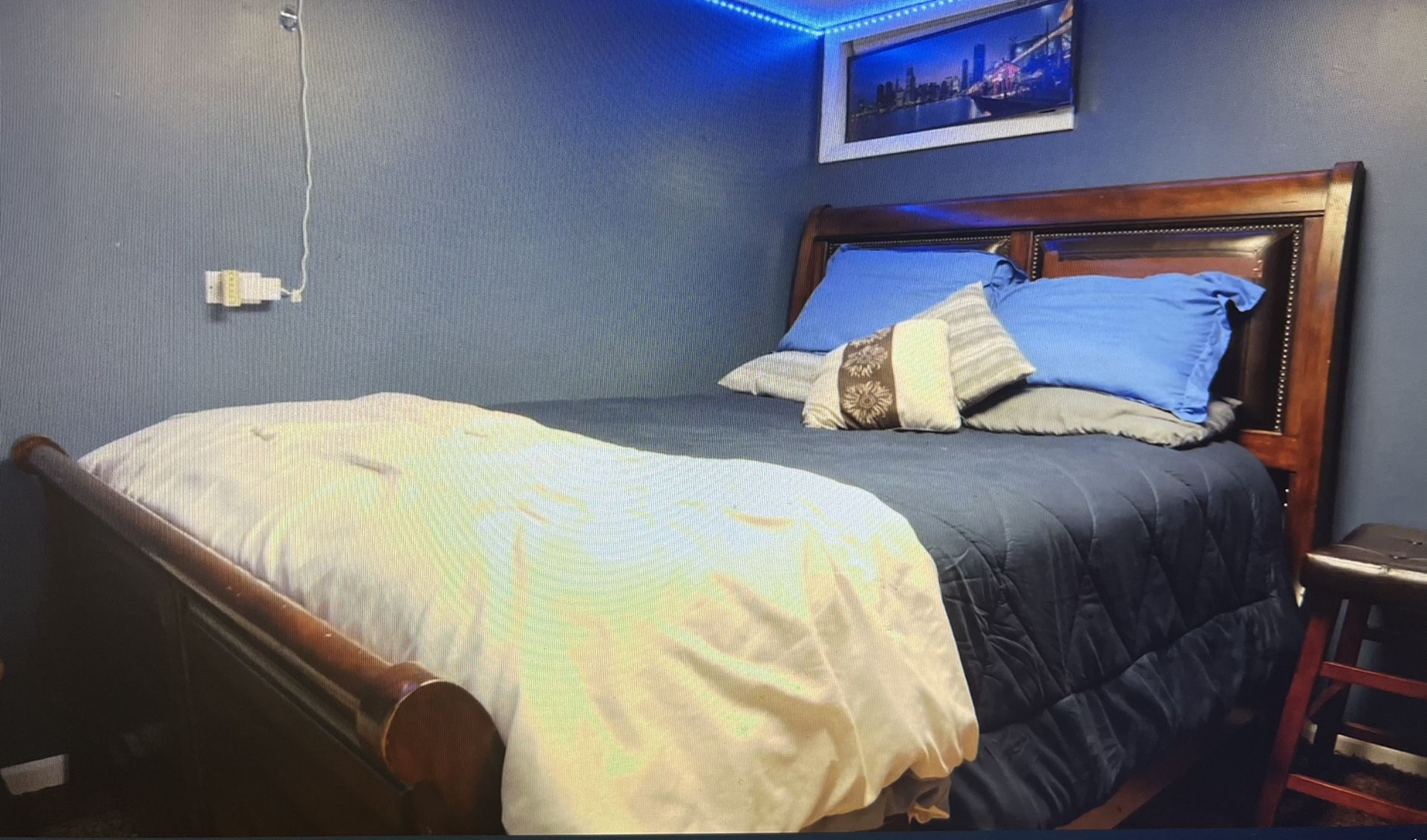 Head Board, Foot Board And Bed Frame Only No Mattress - photo 3