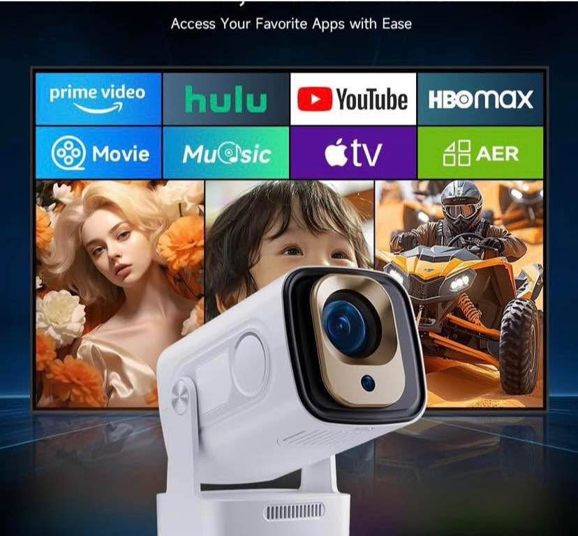 Mini Projector with WiFi and Bluetooth, 4K Full HD 200ANSI - photo 2