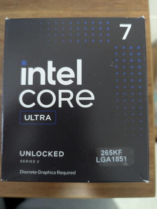Intel Core Ultra 7 265KF Desktop Processor, Sealed Box