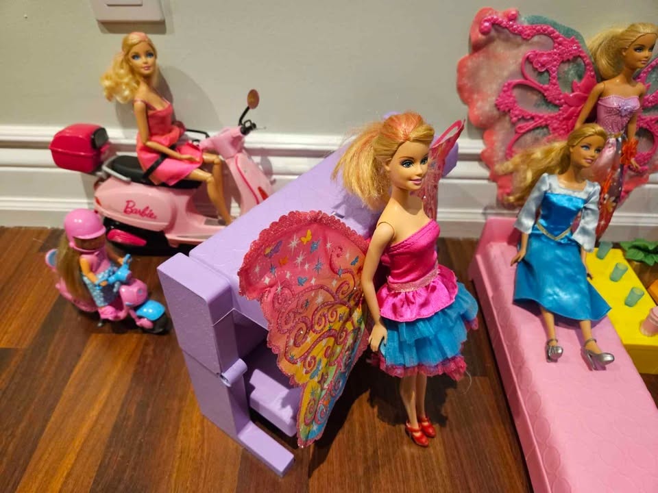 15 Barbie dolls + house accessories - photo 2