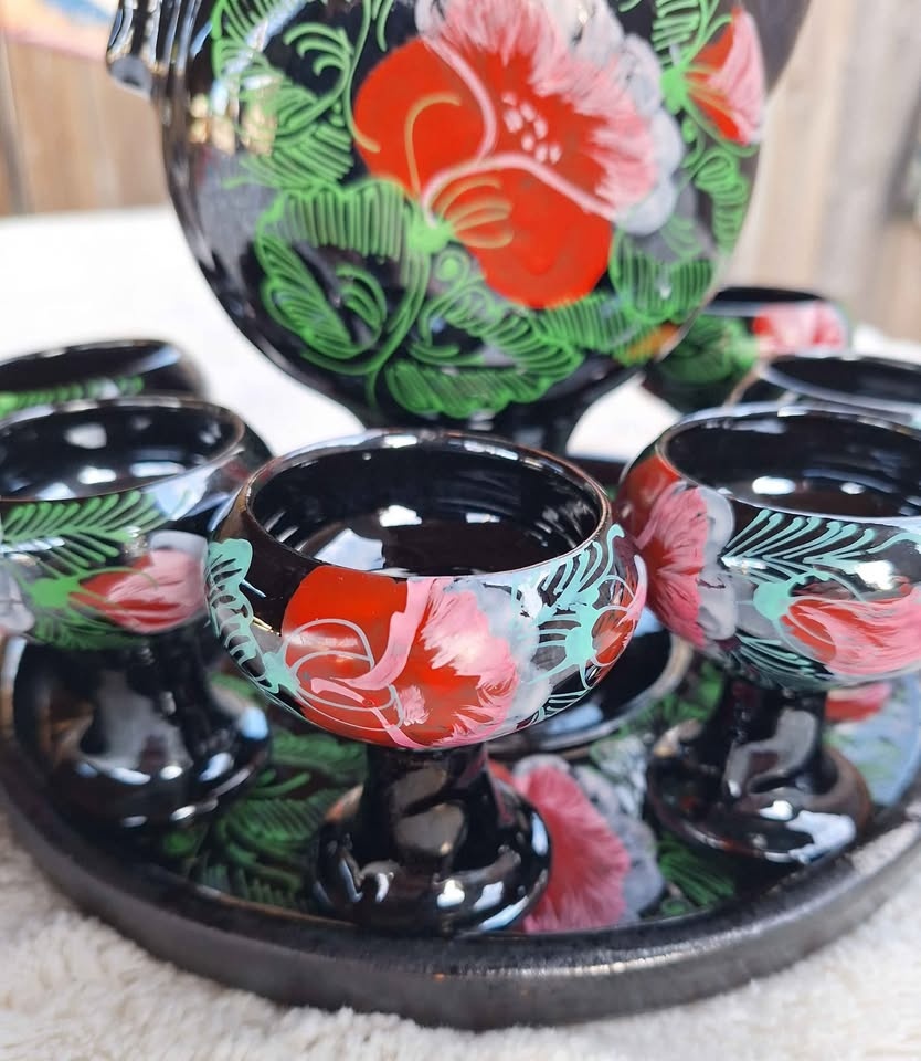 Vintage Ceramic Decanter Set - photo 2