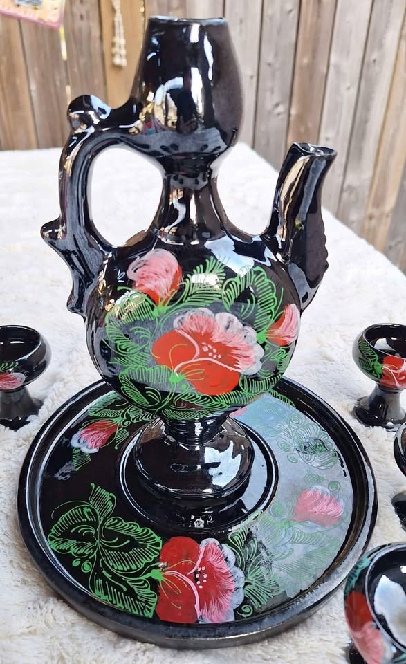 Vintage Ceramic Decanter Set - photo 3