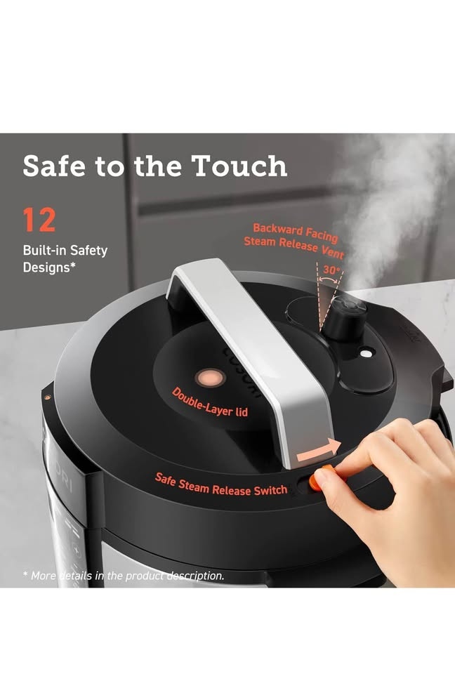 COSORI 6-Qt Electric Pressure Cooker (9-in-1) – Sealed - photo 3