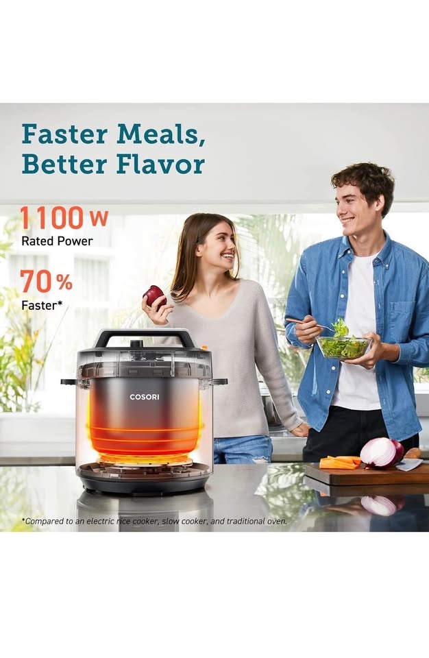 COSORI 6-Qt Electric Pressure Cooker (9-in-1) – Sealed - photo 4