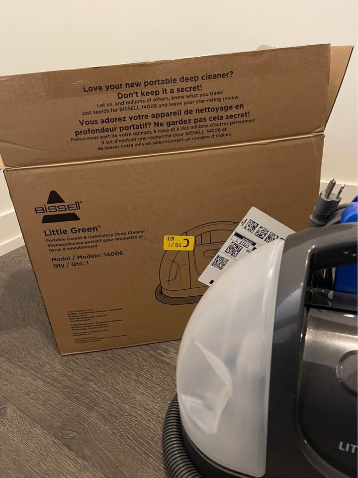 BISSELL Little Green Plus Portable Carpet Cleaner – Like New - photo 3