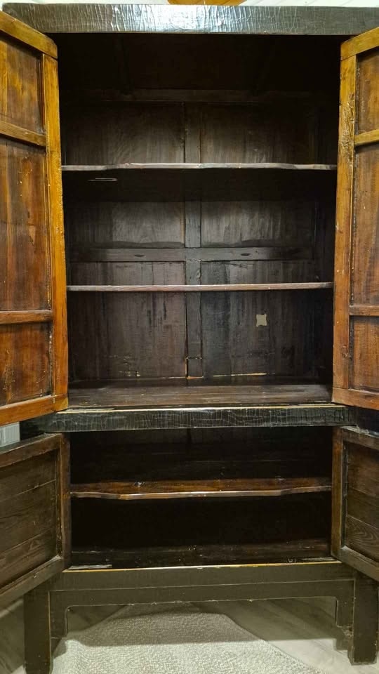 Henredon Mahogany Pressed Bamboo Wardrobe/Armoire - photo 3