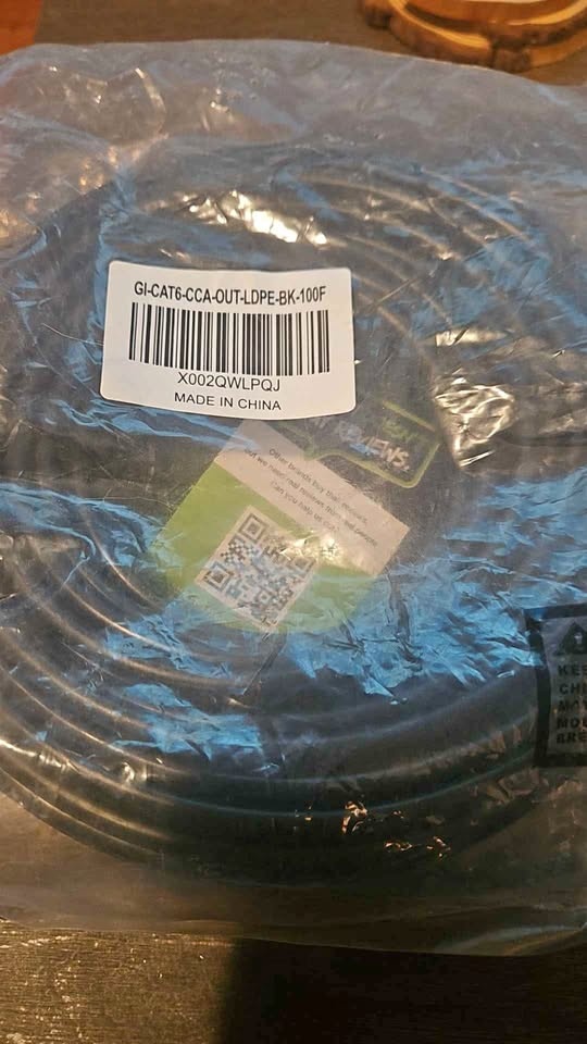 GEARit Cat 6 Ethernet Cable 100 ft (Unopened)