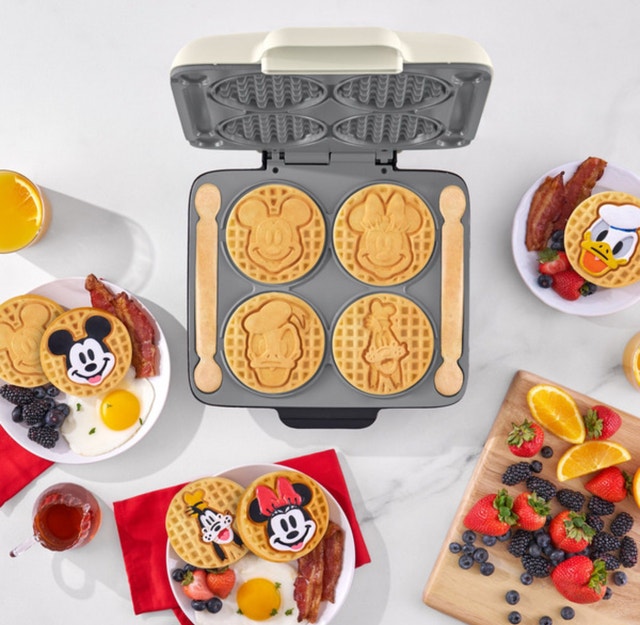 Disney Mickey and Friends No-Drip Waffle Maker