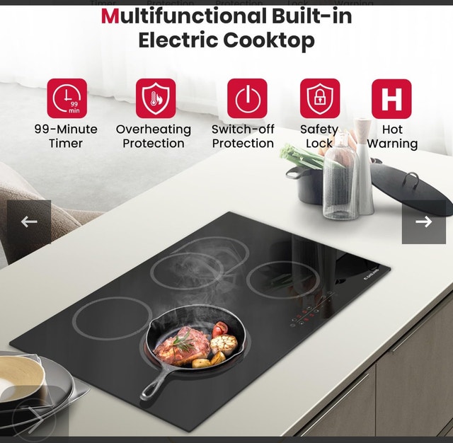 Brand New Gasland Chef 30" Electric Cooktop - photo 2