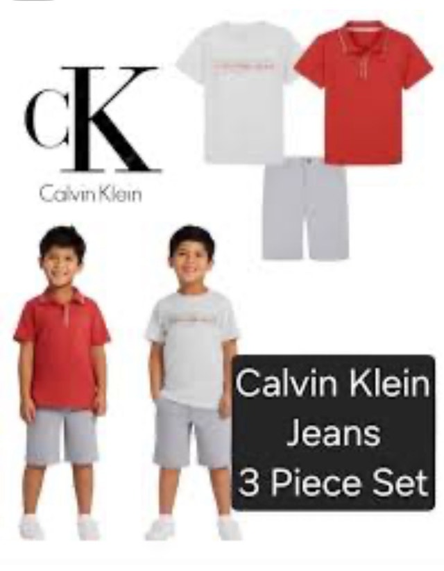 Brand New Calvin Klein Kids 3 Piece Set
