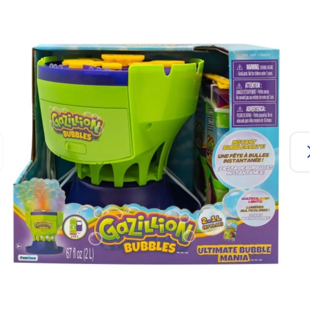Brand New Ultimate Bubble Mania Gazillion Bubbles Machine - photo 3