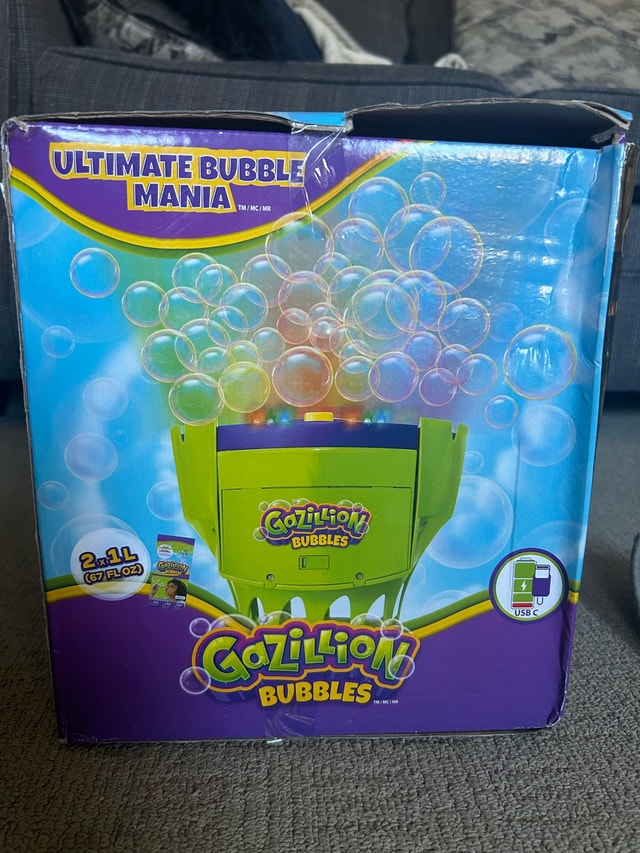 Brand New Ultimate Bubble Mania Gazillion Bubbles Machine - photo 5