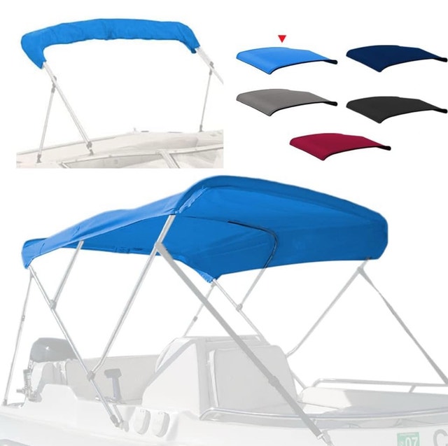 Bimini Top Weatherproof Sun Shade Boat Awning Canopy - photo 5