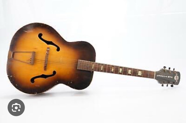 Vintage Gretsch New Yorker Archtop Guitar + Hard Case 1940s-50s - photo 3