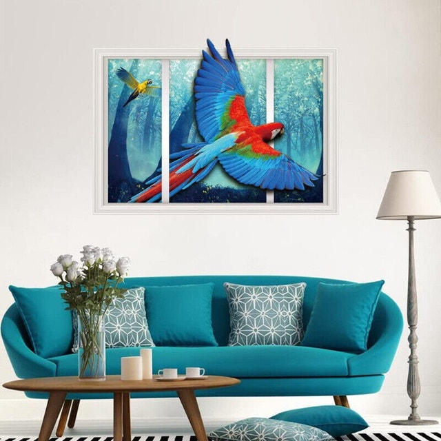 Brand New SLAVIO 3D Macaw Wall Sticker - photo 2
