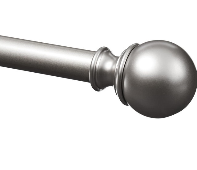 Amazon Basics 2.5cm Curtain Rod Nickel