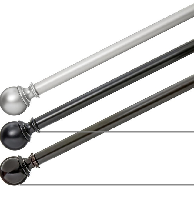 Amazon Basics 2.5cm Curtain Rod Nickel - photo 5