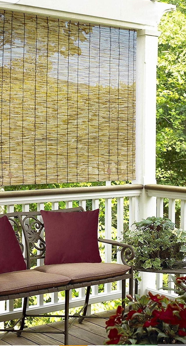 Radiance Cord Free Roll-up Reed Shade - photo 3
