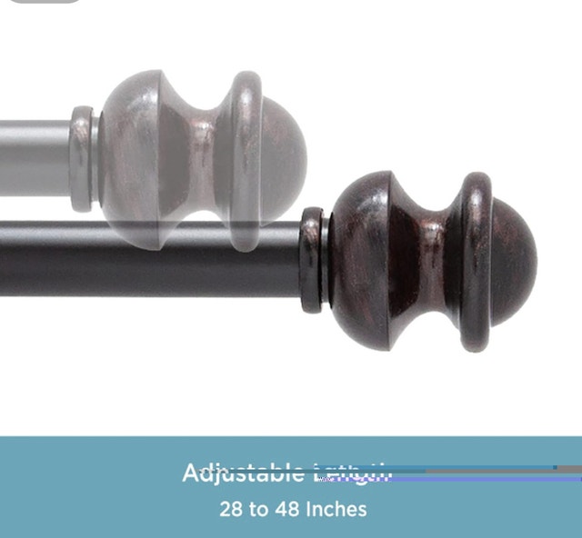 Kenney KN71617 Window Curtain Rod, 28 to 48" - photo 4