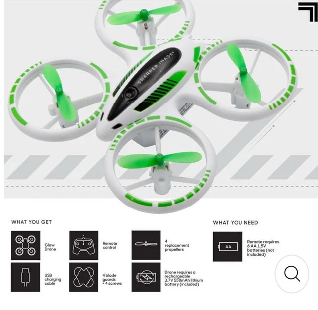 Brand New Sharper Image LED Glow Stunt Drone - photo 2