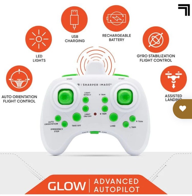 Brand New Sharper Image LED Glow Stunt Drone - photo 4