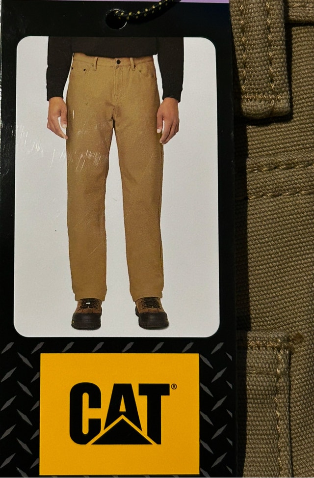 Brand New Caterpillar Fleece Lined Trousers Pant - Brown - photo 4