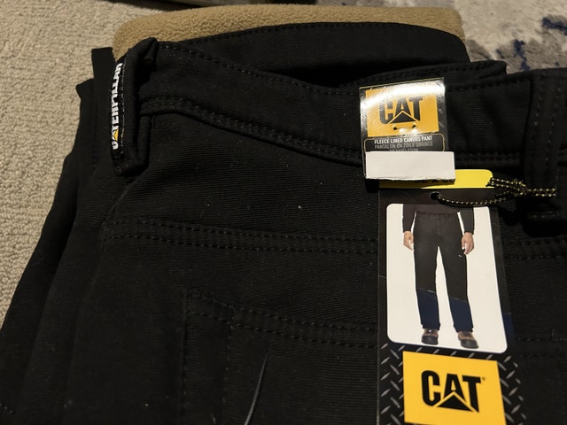 Brand New Caterpillar Fleece Lined Trousers Pants - photo 2