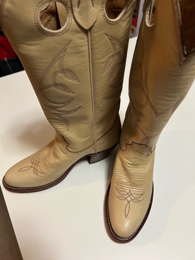Brand New Go Western Stampede Leather Cowboy Boots - photo 4
