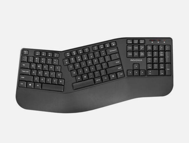 Insignia Ergonomic Full Size Wireless Keyboard - photo 4