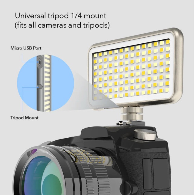 Digipower Streamer 112 LED Video Light - photo 3