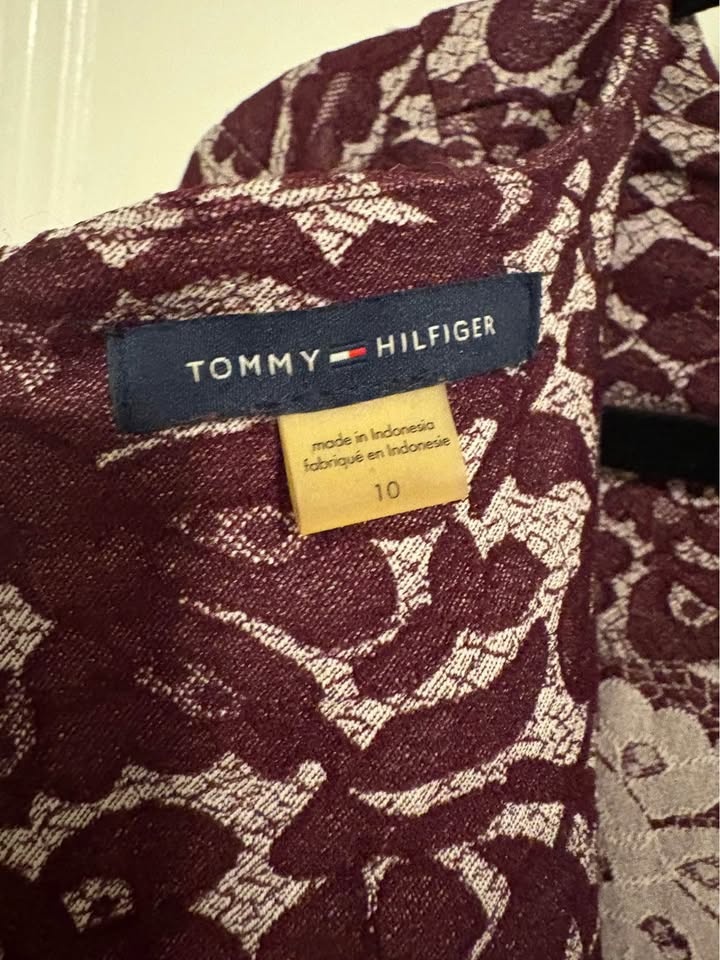Tommy Hilfiger Burgundy Long Sleeve Dress - photo 3