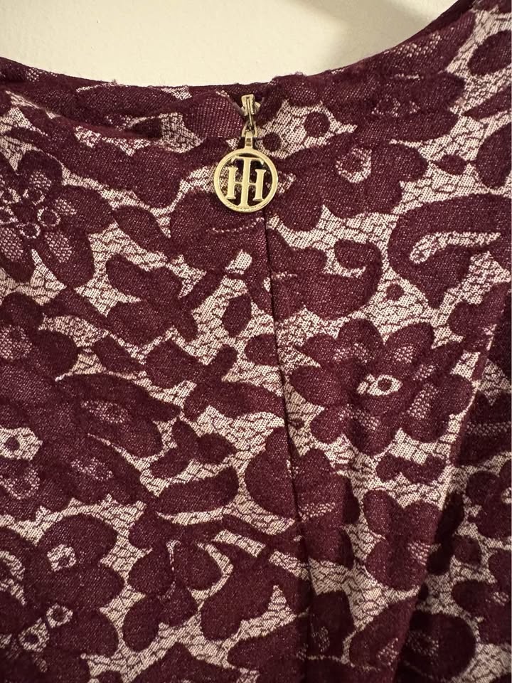 Tommy Hilfiger Burgundy Long Sleeve Dress - photo 4
