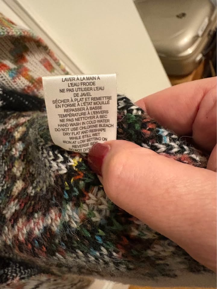 Katherine Barclay Multicolor Geometric Cardigan S/M - photo 5
